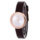 Calvin Klein Firm White Dial Brown Leather Strap Watch for Women - K3N236G6 Buy Now By Calvin Klein