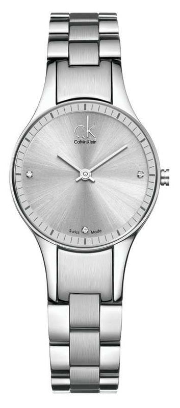 Calvin Klein Simplicity Silver Dial Silver Steel Strap Watch for Women - K4323141 Buy Now By Calvin Klein