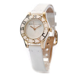 Marc Jacobs Blade White Dial White Leather Strap Watch for Women - MBM1098 Buy Now By Marc Jacobs