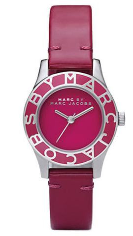 Marc Jacobs Blade Red Dial Red Leather Strap Watch for Women - MBM1157 Buy Now By Marc Jacobs