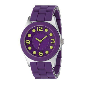 Marc Jacobs Pelly Purple Dial Purple Silicone Strap Watch for Women - MBM2505 Buy Now By Marc Jacobs