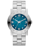 Marc Jacobs Amy Blue Dial Silver Steel Strap Watch for Women - MBM3272 Buy Now By Marc Jacobs