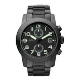 Marc Jacobs Larry Chronograph Black Dial Black Steel Strap Watch for Men - MBM5032 Buy Now By Marc Jacobs