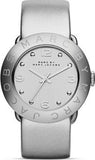 Marc Jacobs Amy Silver Dial Silver Leather Strap Watch for Women - MBM8626 Buy Now By Marc Jacobs