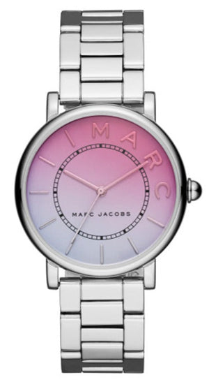 Marc Jacobs Roxy Pink Dial Silver Steel Strap Watch for Women - MJ3552 Buy Now By Marc Jacobs