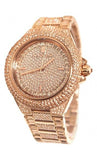 Michael Kors Camille Crystal Rose Gold Dial Rose Gold Steel Strap Watch for Women - MK5862 Buy Now By Michael Kors