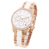 Michael Kors Ritz White Dial Two Tone Steel Strap Watch for Women - MK6324 Buy Now By Michael Kors