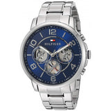 Tommy Hilfiger Keagan Blue Dial Silver Steel Strap Watch for Men - 1791293 Buy Now By Tommy Hilfiger