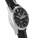 Tag Heuer Carrera Automatic 41mm Black Dial Black Leather Strap Watch for Men - WAR201A.FC6266 Buy Now By Tag Heuer
