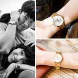 Calvin Klein Stately White Dial Gold Steel Strap Watch for Women - K3G2352W Buy Now By Calvin Klein