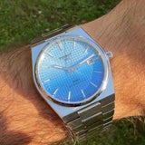 Tissot PRX Powermatic 80 Gradient Blue Dial Silver Steel Strap Watch for Men - T137.407.11.351.01