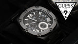 Guess Headliner Multifunction Black Dial Black Steel Strap Watch For Men - GW0572G3 Buy Now By Guess