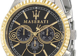 Maserati Competizione Chronograph Black Dial Two Tone Steel Strap Watch For Men - R8853100016 Buy Now By Maserati