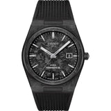 Tissot PRX Powermatic 80 Carbon Black Dial Black Rubber Strap Watch for Men - T137.907.97.201.00 Buy Now By Tissot