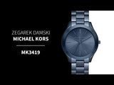 Michael Kors Runway Quartz Blue Dial Blue Steel Strap Watch For Women - MK3419 Buy Now By Michael Kors