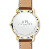 Coach Delancey White Dial Brown Leather Strap Watch for Women - 14502715 Buy Now By Coach