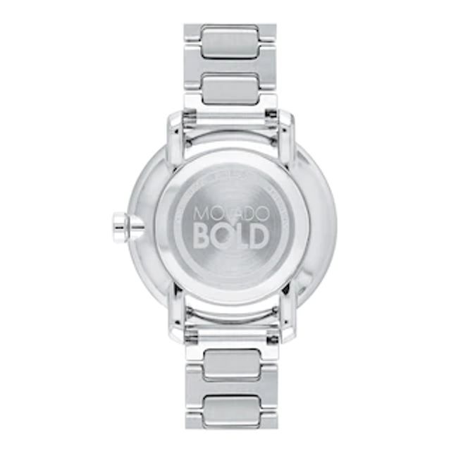 Movado Bold Crystal Pave Silver Dial Silver Steel Strap Watch for Women - 3600254 Buy Now By Movado