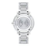 Movado Bold Crystal Pave Silver Dial Silver Steel Strap Watch for Women - 3600254 Buy Now By Movado