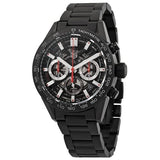 Tag Heuer Carrera Automatic Chronograph Black Dial Black Steel Strap Watch for Men - CBG2090.BH0661 Buy Now By Tag Heuer