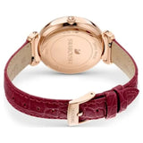 Swarovski Passage Moon Phase Red Dial Red Leather Strap Watch for Women - 5613323 Buy Now By Swarovski