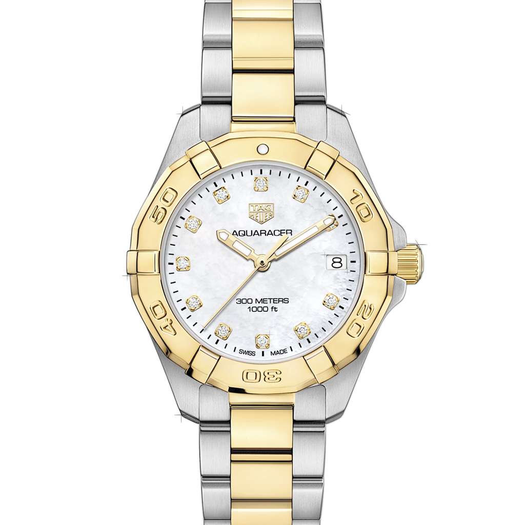 Tag Heuer Aquaracer White Mother of Pearl Dial Watch for Women - WBD1322.BB0320 Buy Now By Tag Heuer