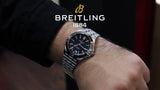 Breitling Chronomat GMT 40 Blue Dial Silver Steel Strap Watch for Men - A32398101C1A1 Buy Now By Breitling