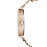 Guess Tapestry Diamonds Rose Gold Dial Rose Gold Mesh Bracelet Watch for Women - GW0354L3 Buy Now By Guess