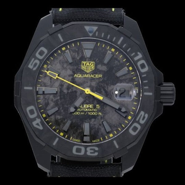 Tag Heuer Aquaracer Carbon Dial Watch for Men - WBD218B.FC6446 Buy Now By Tag Heuer