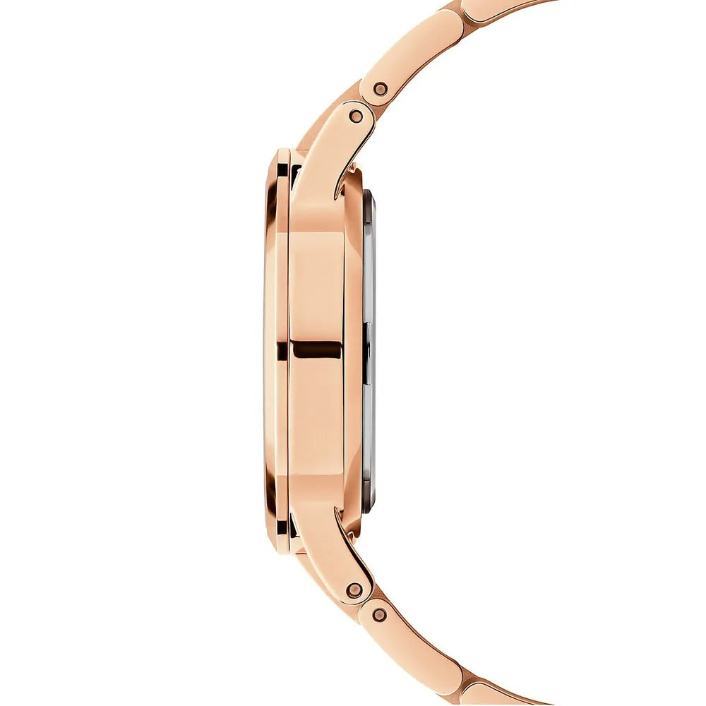 Daniel Wellington Iconic Link Emerald Green Dial Rose Gold Steel Strap Watch For Women - DW00100419 Buy Now By Daniel Wellington