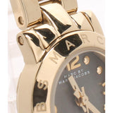 Marc Jacobs Amy Mother of Pearl Black Dial Gold Steel Strap Watch for Women - MBM3275 Buy Now By Marc Jacobs