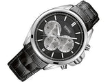Hugo Boss Driver Black Dial Black Leather Strap Watch for Men - 1512879 Buy Now By Hugo Boss