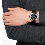 Hugo Boss Ikon Black Dial Black Leather Strap Watch for Men - 1513178 Buy Now By Hugo Boss