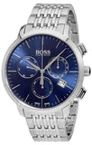 Hugo Boss Associate Blue Dial Silver Steel Strap Watch for Men - 1513269 Buy Now By Hugo Boss