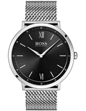 Hugo Boss Jackson Quartz Black Dial Silver Mesh Bracelet Watch For Men - 1513514 Buy Now By Hugo Boss