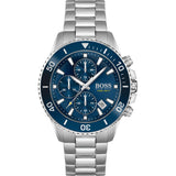 Hugo Boss Admiral Blue Dial Silver Steel Strap Watch for Men - 1513907 Buy Now By Hugo Boss