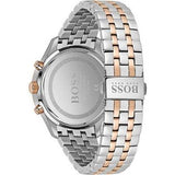 Hugo Boss Associate Chronograph Black Dial Two Tone Steel Strap Watch for Men - 1513840 Buy Now By Hugo Boss