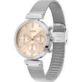 Hugo Boss Flawless Pink Dial Silver Mesh Bracelet Watch for Women - 1502625 Buy Now By Hugo Boss