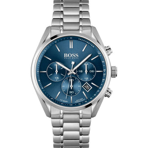 Hugo Boss Champion Blue Dial Silver Steel Strap Watch for Men - 1513818 Buy Now By Hugo Boss