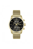 Hugo Boss Skymaster Black Dial Gold Mesh Bracelet Watch for Men - 1513838 Buy Now By Hugo Boss