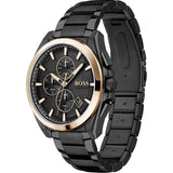 Hugo Boss Grand Prix Black Dial Black Steel Strap Watch for Men - 1513578 Buy Now By Hugo Boss