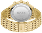 Hugo Boss Gregor Chronograph Grey Dial Gold Steel Strap Watch For Men - 1514051 Buy Now By Hugo Boss
