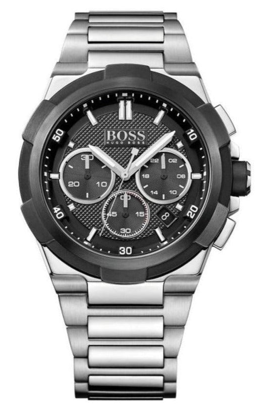 Hugo Boss Supernova Chronograph Black Dial Silver Steel Strap Watch for Men - 1513359 Buy Now By Hugo Boss