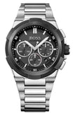 Hugo Boss Supernova Chronograph Black Dial Silver Steel Strap Watch for Men - 1513359 Buy Now By Hugo Boss