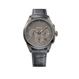 Hugo Boss Onyx Grey Dial Black Leather Strap Watch for Men - 1513366 Buy Now By Hugo Boss