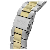 Hugo Boss Admiral Black Dial Two Tone Steel Strap Watch for Men - 1513908 Buy Now By Hugo Boss