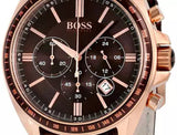 Hugo Boss Driver Chronograph Brown Dial Brown Leather Strap Watch For Men - HB1513093 Buy Now By Hugo Boss