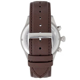 Hugo Boss Grand Prix Grey Dial Brown Leather Strap Watch for Men - 1513476 Buy Now By Hugo Boss