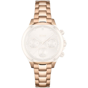 Hugo Boss Carnation Gold Dial Gold Steel Strap Watch for Women - 1502592 Buy Now By Hugo Boss