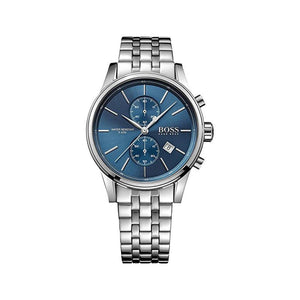Hugo Boss Jet Blue Dial Silver Steel Strap Watch for Men - 1513384 Buy Now By Hugo Boss