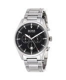 Hugo Boss Pioneer Black Dial Silver Steel Strap Watch for Men - 1513712 Buy Now By Hugo Boss